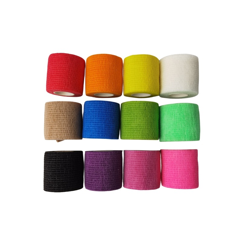 弹性自粘防护绷带缠绕迷彩胶布弹力贴布运动胶带护踝腕膝肘足篮球