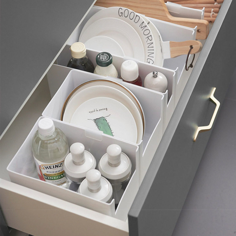 橱柜桌面收纳盒零食杂物宿舍整理框厨房用品水槽下抽屉直角储物盒,收纳整理,其他收纳盒,淘宝优惠券,粉丝福利购,淘宝优惠卷