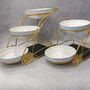 酒店餐厅会所创意自助点心架展示架明档凉菜摆台餐前开胃菜餐具