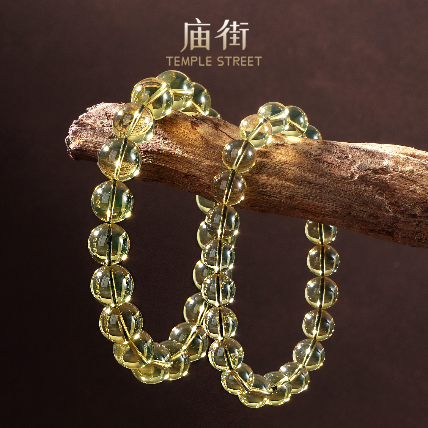 墨西哥蓝珀净水圆珠手串（多样性发一）