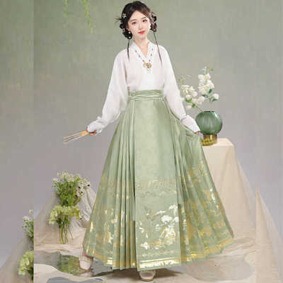 舞蝶新款日常织金改良明制汉服