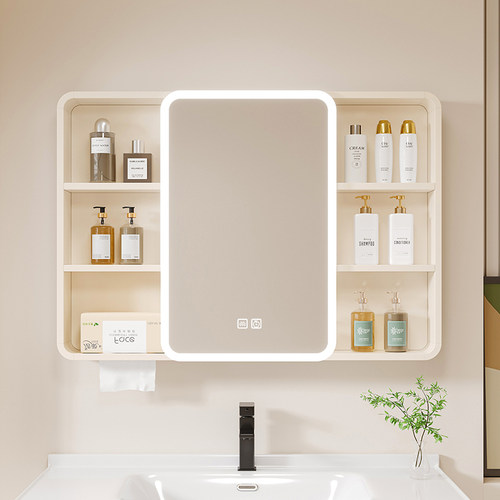 圆弧智能除雾浴室镜柜