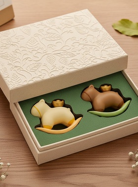 创意动物造型陶瓷摆件高颜值礼盒