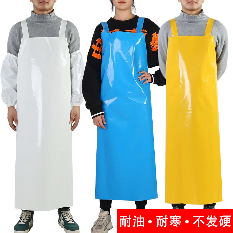 耐低温柔软双肩围裙防水防油