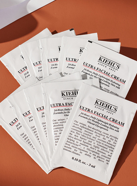 10片打包 科颜氏高保湿面霜小样3ml 片装角鲨浣保湿霜滋润 不油腻