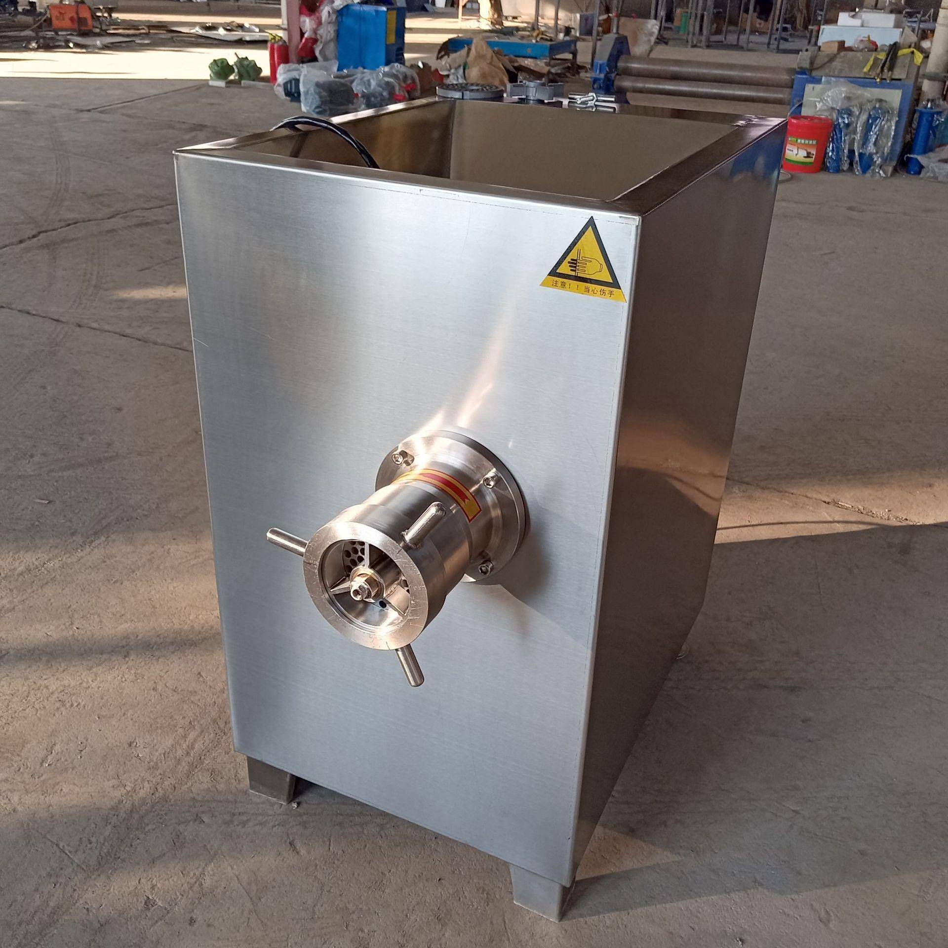 100型全自动肉馅绞肉机 大型商用冻肉绞馅机 中房绞肉设备