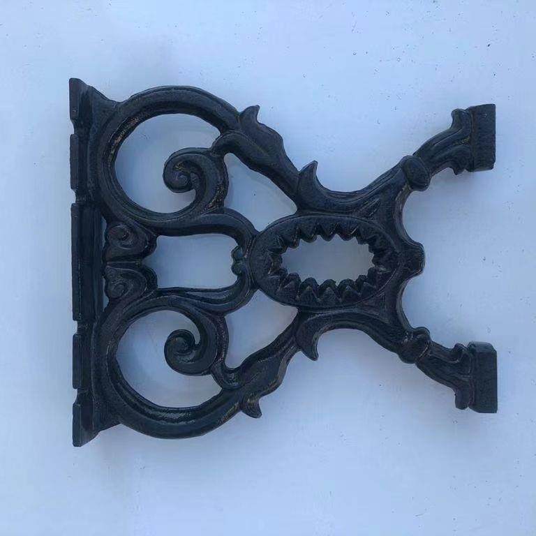 公园椅子腿凳子铸铝铸铁脚各种异形金属椅脚户外座椅凳子配件厂家