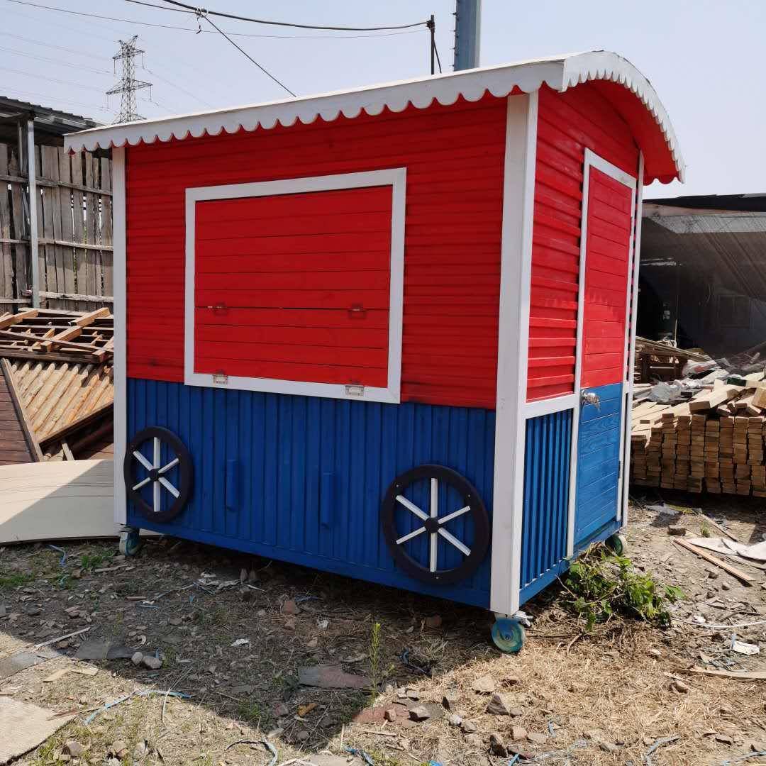 移动售货亭户外岗亭公园景区小卖部奶茶屋售票小吃街售卖车摊位车