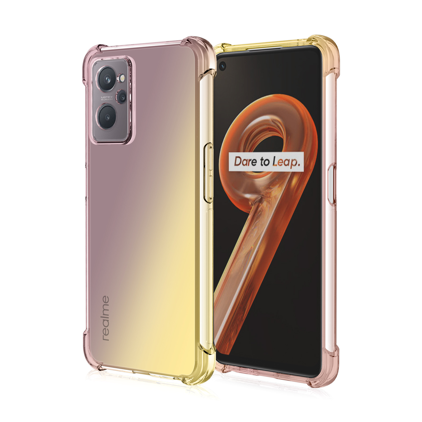 真我Realme全系列渐变太空防摔壳