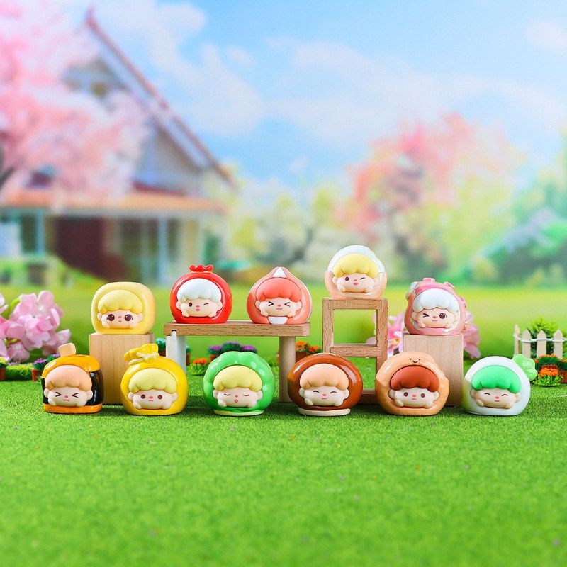 小网红礼品热卖萌宠嘟可爱盲盒精美崽桌面关东煮摆件系列萌粒盲袋