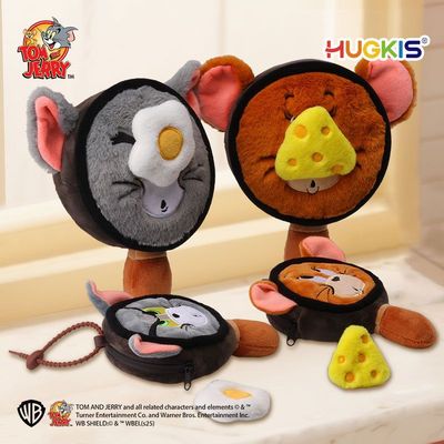 煎汤姆奶酪毛绒玩具猫和老鼠正版