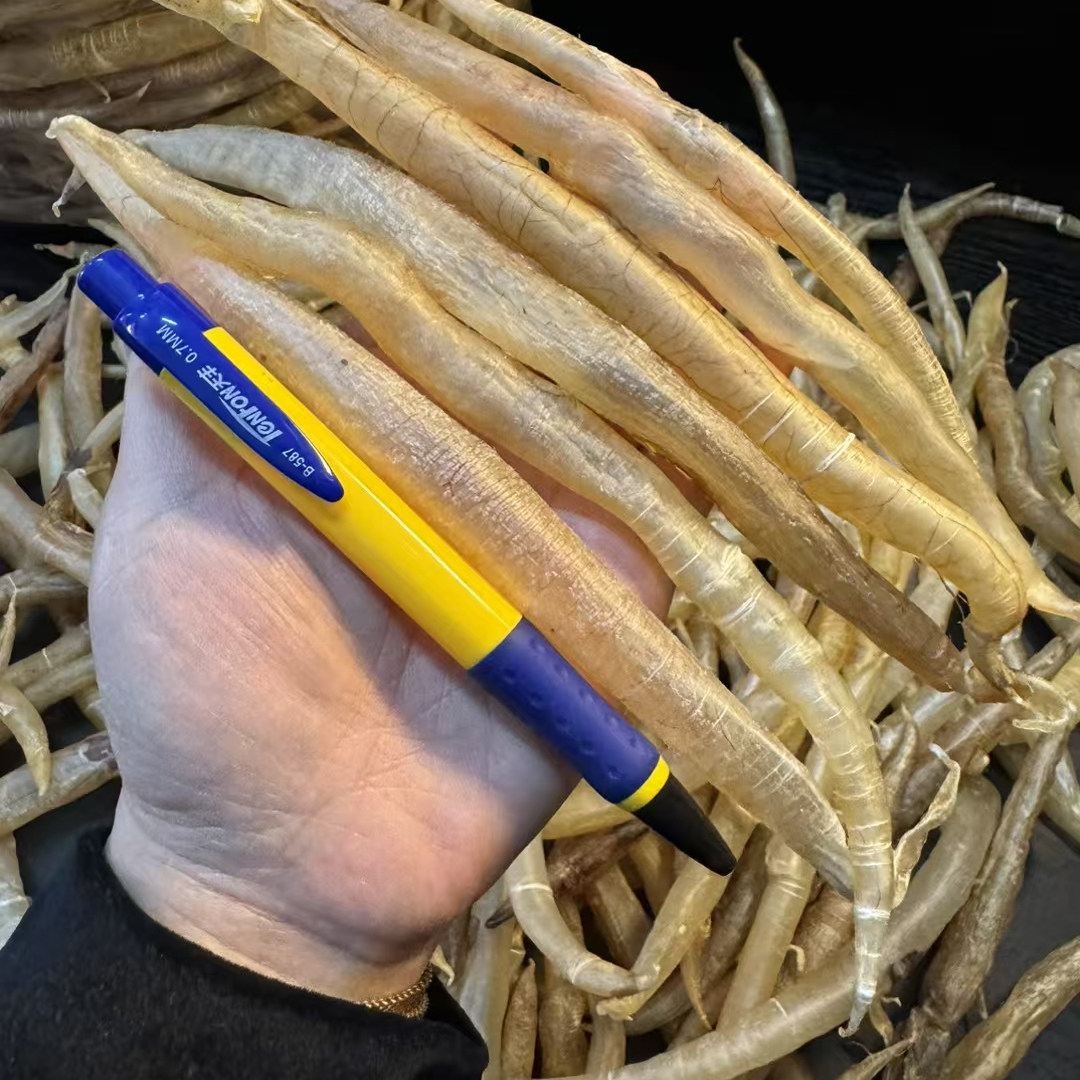 80头小鳗鱼胶足干新鲜鳗鱼胶花胶干货鳗鱼肚正品阳江干货特产足干