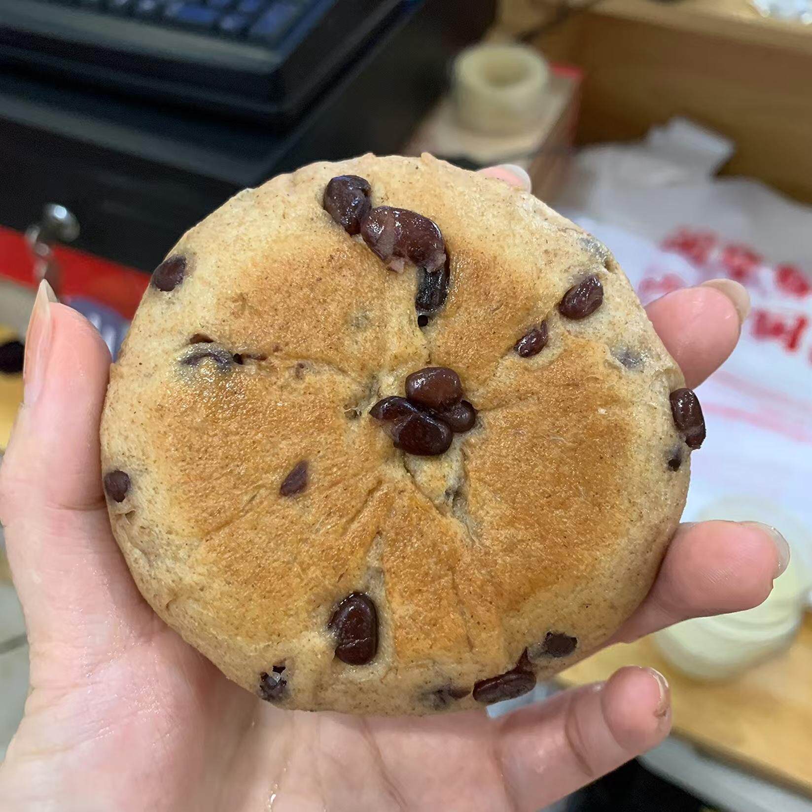 无糖低脂肪红豆夹心面包欧包