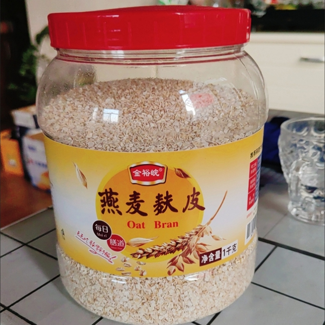 金裕皖纯燕麦麸皮原味冲泡即食免煮代餐饱腹无蔗糖早餐代餐速食品