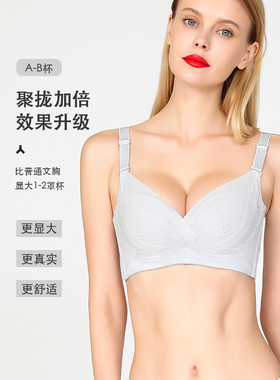 Rephresh/瑞法斯聚拢上托内衣小胸显大穿衣无痕舒适调整文胸5650