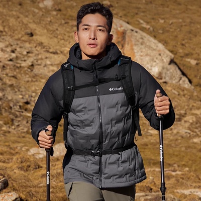 哥伦比亚金点锁温保暖羽绒衣