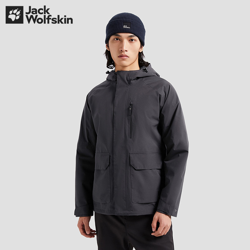 jackwolfskin德国狼爪春夏新品防水防风透气户外冲锋衣男5123031