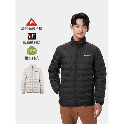 哥伦比亚银点热能羽绒服