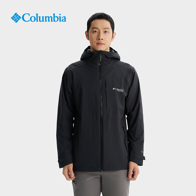 Columbia哥伦比亚户外秋冬男钛金系列三合一棉内胆冲锋衣WE2426