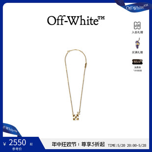 Arrows 女士金色箭头时尚 WHITE OFF 项链