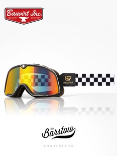 Bvt摩托车护目镜头盔护目镜覆古自行车防风眼镜巡航摩托车半头盔