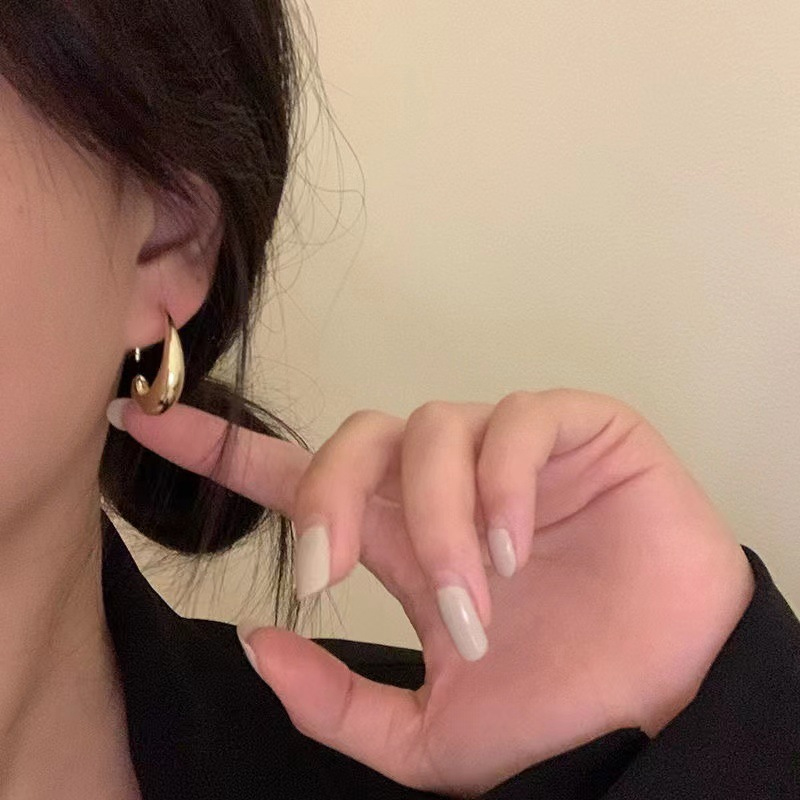 925银女小众设计感耳环冷淡风