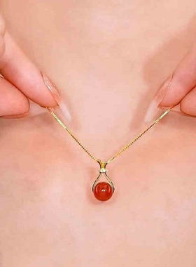 钛钢福袋项链不掉色不怕水转运轻奢小众气质高级锁骨链古风女吊坠