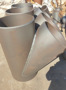 三通无缝三通碳钢20一体成型45度等径Y型斜三通219*168 219*114