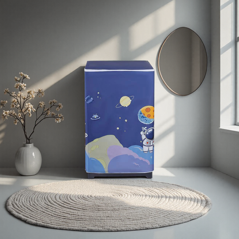 洗衣机罩加厚防水防晒海尔美的通用盖布全自动上开波轮防尘罩套子