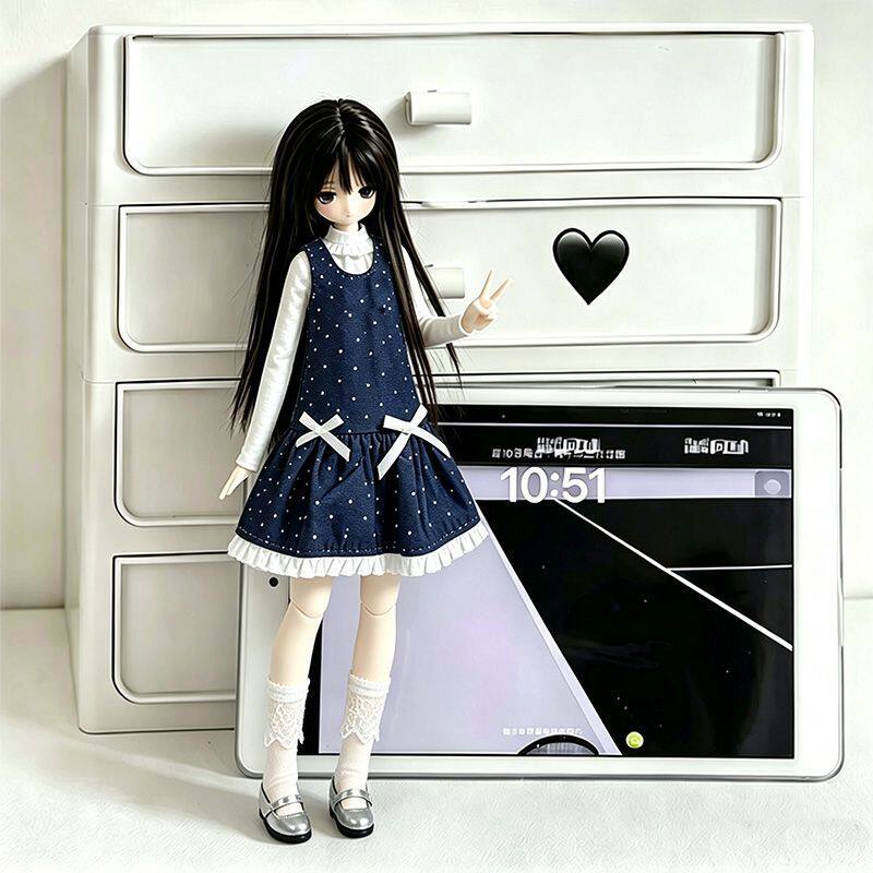 Azone特六娃衣ob22手作ob24衣服6分娃衣电器街齐刘海裙子