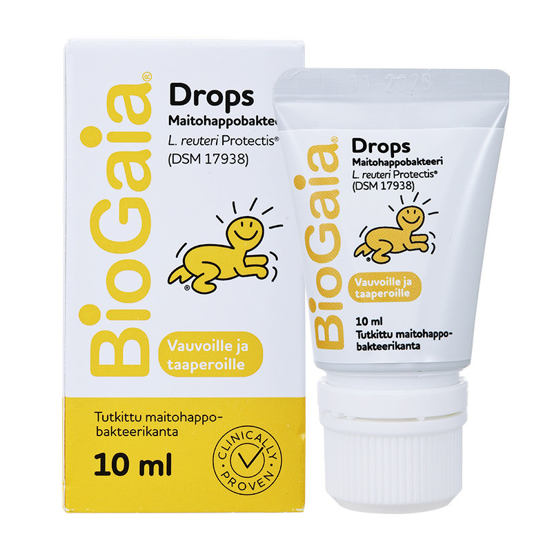 biogaia拜奥婴幼儿益生菌罗伊氏乳杆菌滴剂滴液版软管10ml