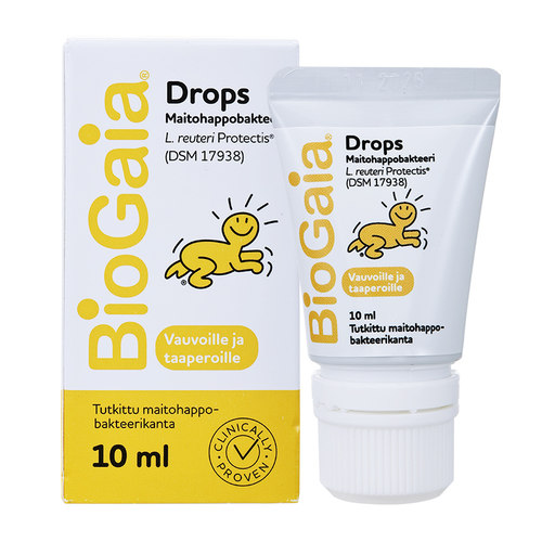 BioGaia拜奥婴幼儿益生菌罗伊氏乳杆菌滴剂滴液版软管10ml 28.02