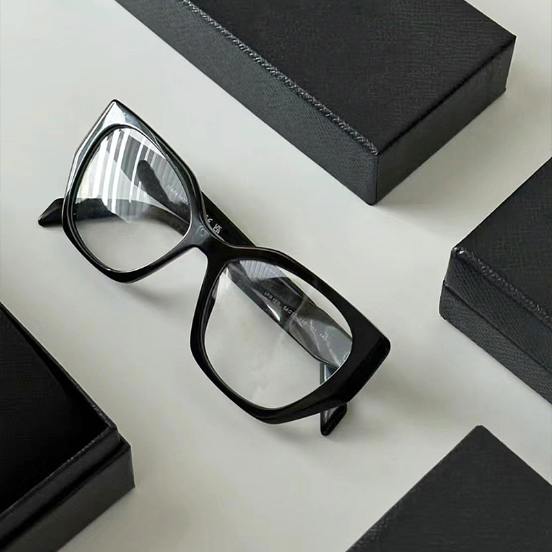 Nomina高级感方形黑框眼镜防蓝光凹造型素颜平光镜框适合大方圆脸