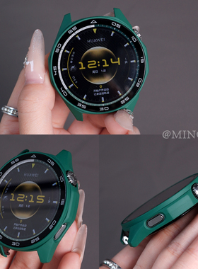 适用华为GT6保护套GT5保护壳Watchgt4手表表带gt3pro钢化膜智能gt2e保护膜表壳watch5/4/3男全包壳膜一体表套