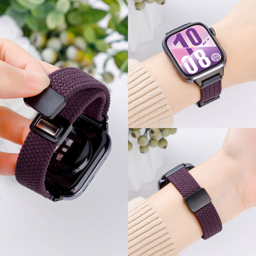 适用华为WatchFIT4尼龙编织表带