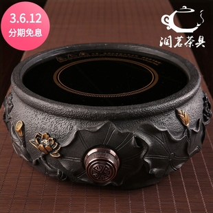 铁壶烧水炉茶具家用泡茶煮茶器 电陶炉茶炉 迷你静音铸铁外壳烧水