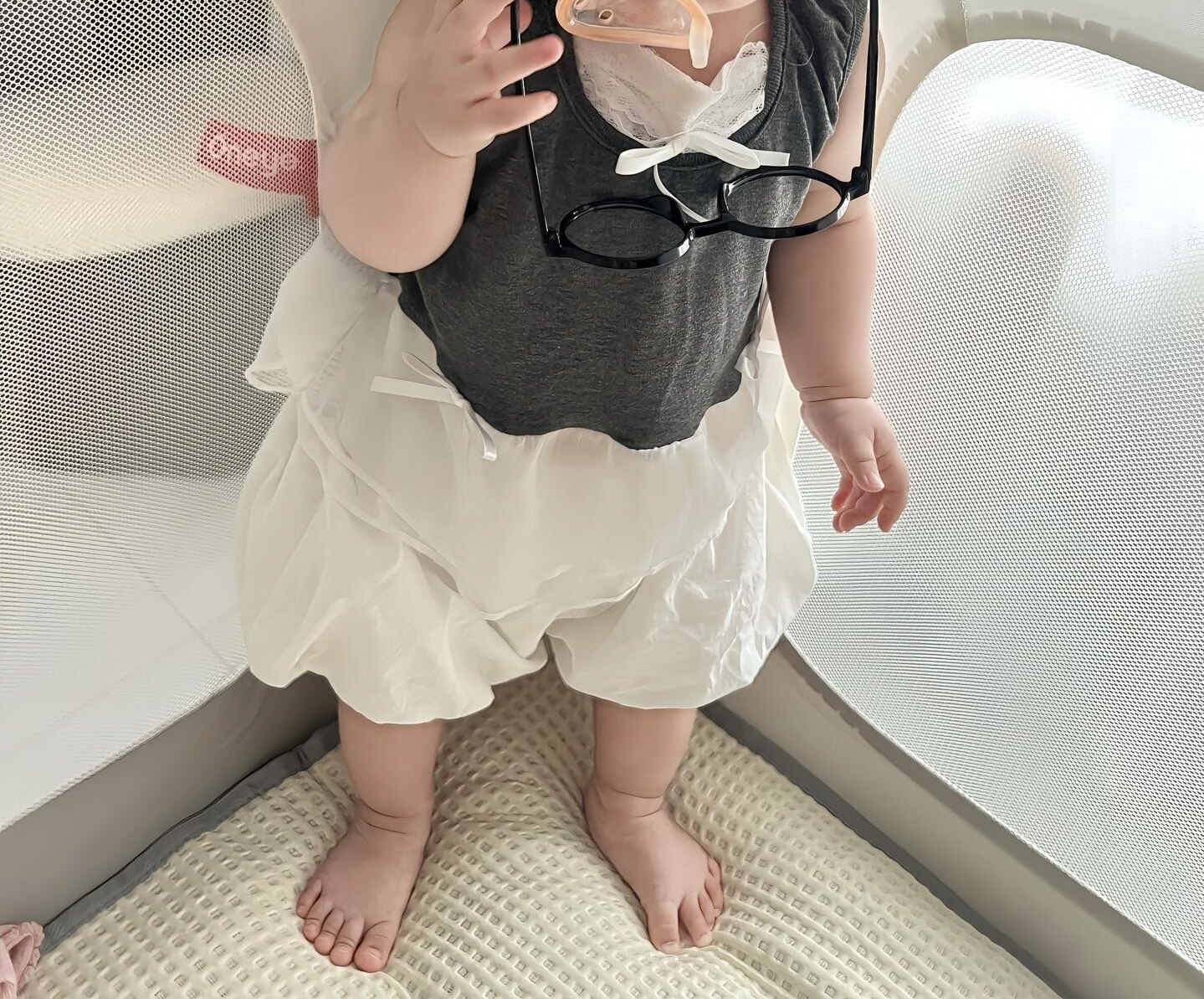 韩系童装女宝宝夏装套装2025新款爆款儿童女吊带背心花苞裤两件套