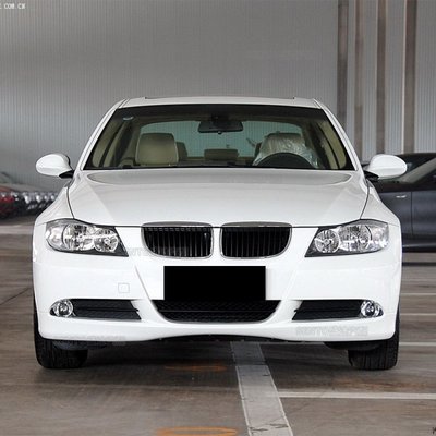 适用于2005-2012宝马3系E90/E91改装中网三色前保险杠进气格栅