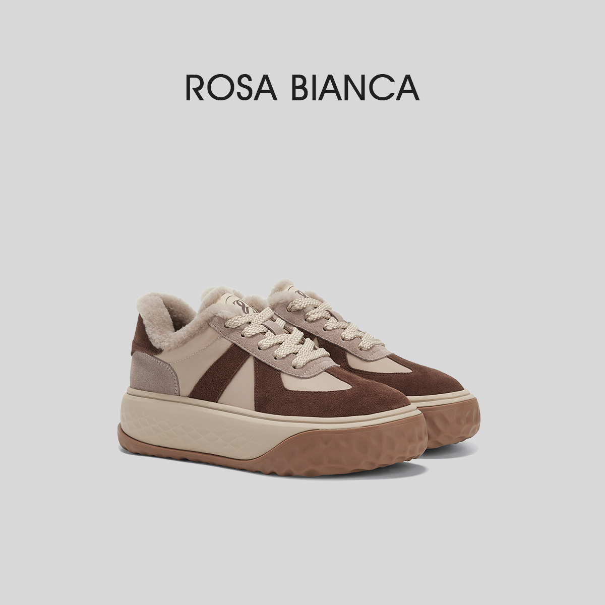 RosaBianca加绒德训鞋