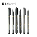 Кисть для письма для школьников, ручка, тетрадь, черная ручка-роллер, подходит для начинающих, ручная роспись