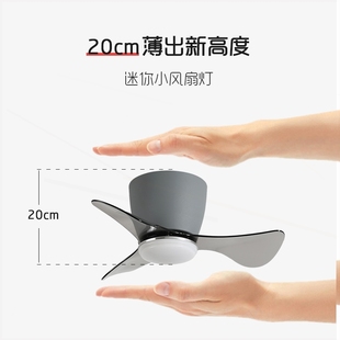 家用一体吊灯扇过道扇厅2025 吸顶风扇灯吊扇灯迷你阳台卧室餐新款