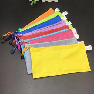 帆布票据袋a6收纳袋卡片身份证卡包证件袋小号彩色零钱袋迷你小包