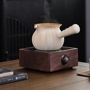 煮茶器电陶炉套装 围炉煮茶烤奶茶罐罐壶新款 古法粗陶壶大容量茶壶