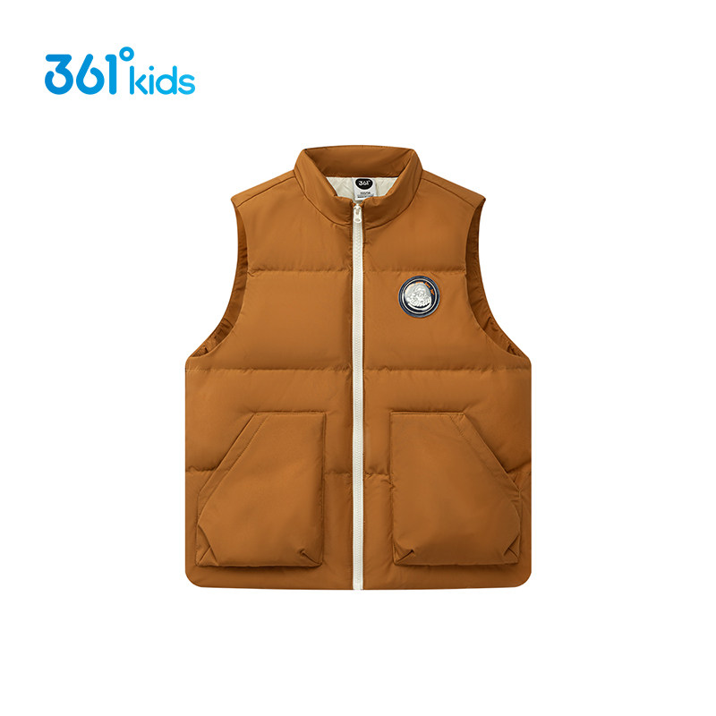 【商场同款】361°童装男童羽绒马夹冬季小童保暖马甲K52544103,童装/婴儿装/亲子装,羽绒马甲,淘宝优惠券,粉丝福利购,淘宝优惠卷