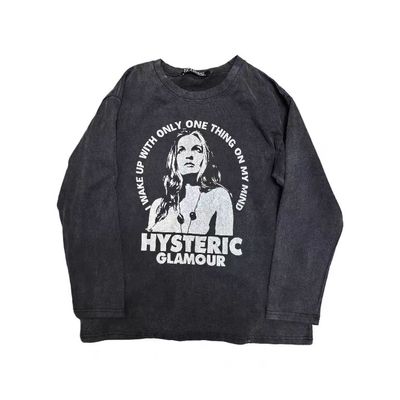 Hysteric Glamour 女郎UP视觉系 Archive 复古宽松休闲长袖