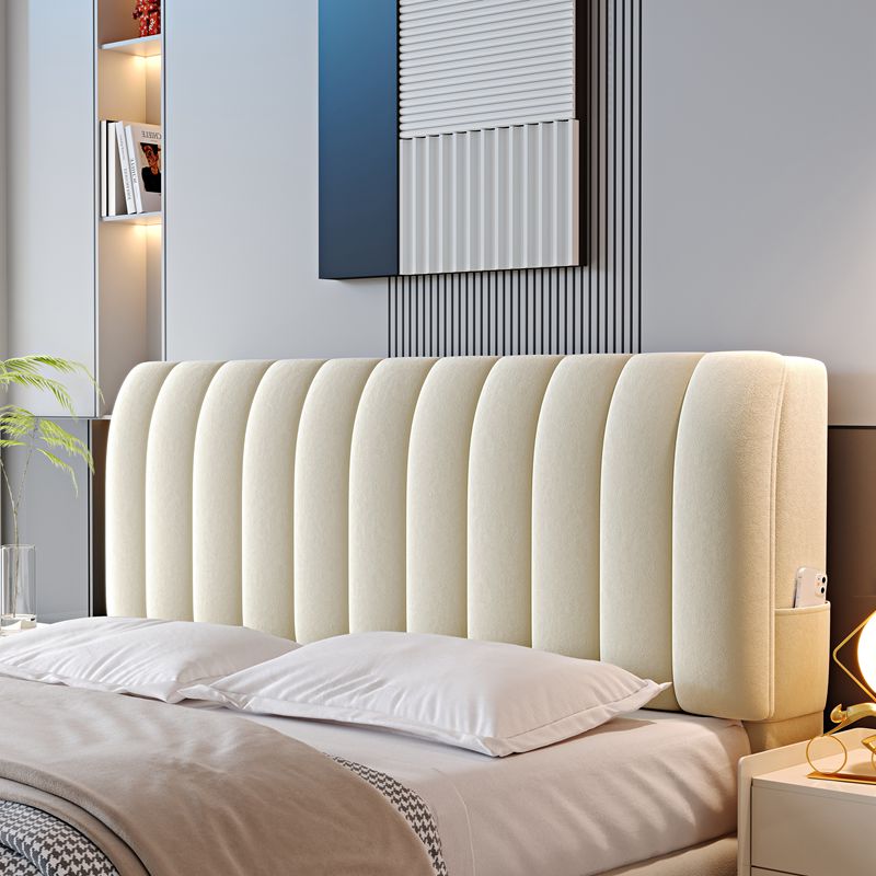 床头大方软包高级感全包2023新款靠背简单防撞罩网红加厚@套套罩