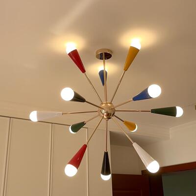 中山工厂直销意大利Sputnik客厅吊灯设计师款中古卧室灯分子餐厅