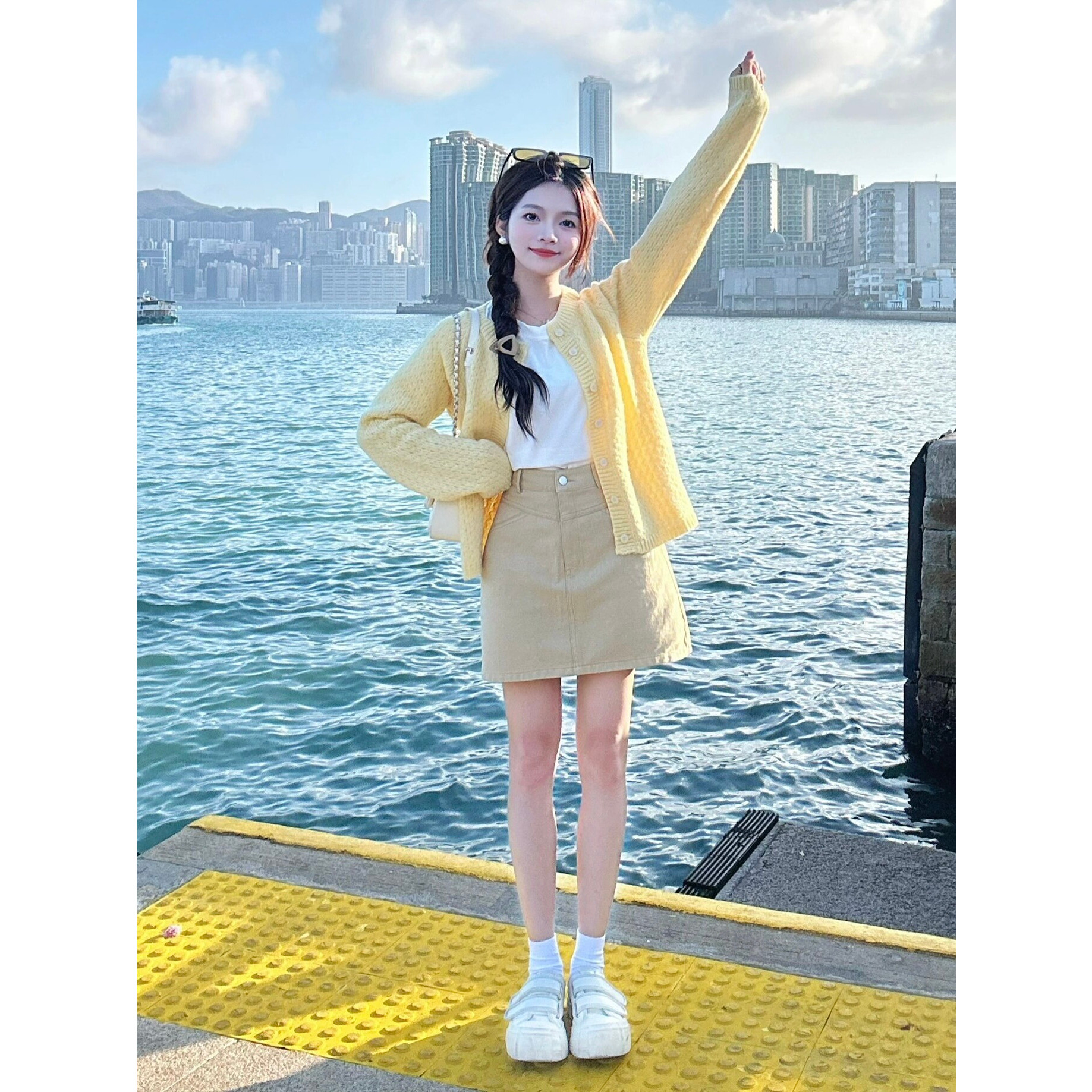 韩版芝士泡芙针织衫女2024年毛针织衫