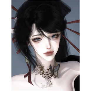 诀别诗 口吃猫 逆水寒手游捏脸全职业女通用 原版