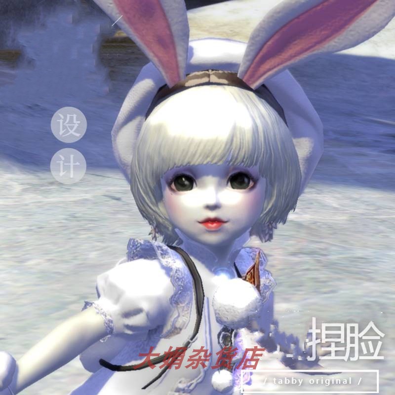 永恒之塔AION怀旧服魔族女可爱大头捏脸捏人人物数据全天自动发货